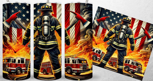 Firefighters tumbler